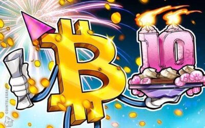 بیت کوین تبدیل به ده سال در بلوک پیدایش می شود