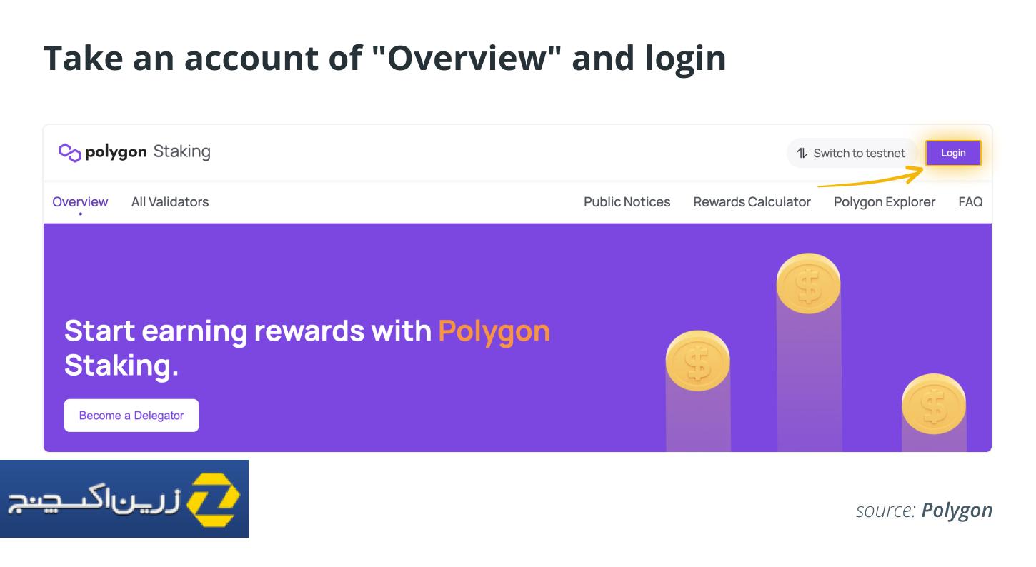 Take an account of Overview and login